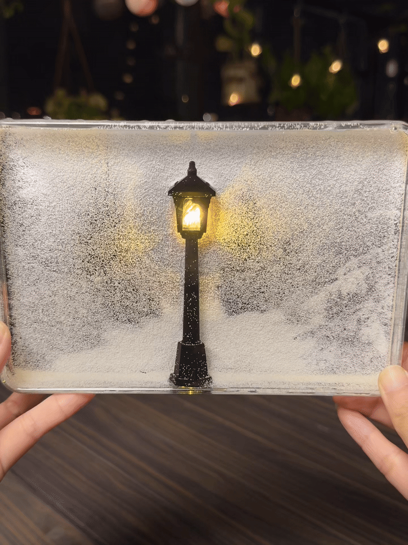 DIY Miniature Flow Scene – Creative Handmade Gift for Home Décor & Relaxation